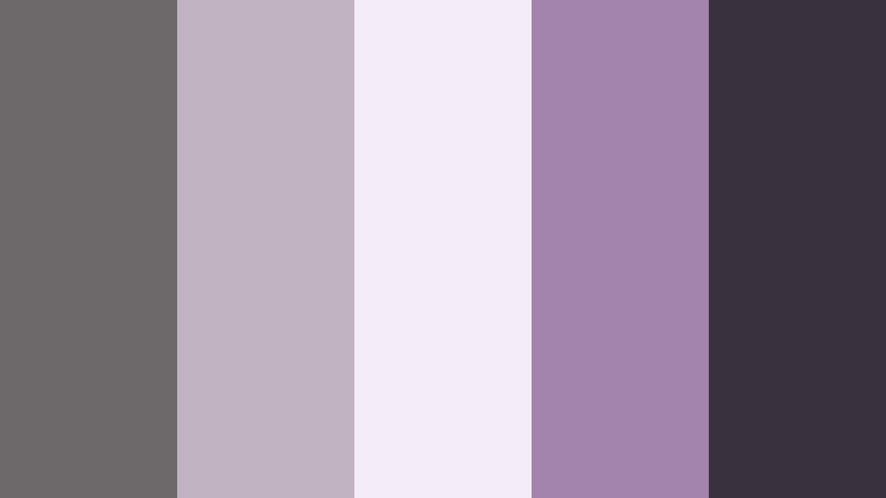 mauve drift daydream driftwood gray color palette with hex codes