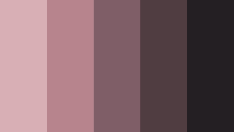 mauve espresso frame pink and brown skincare brand color color palette with hex codes