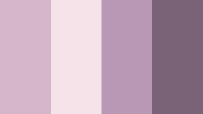 mauve letter keepsake orchid smoke color palette with hex codes