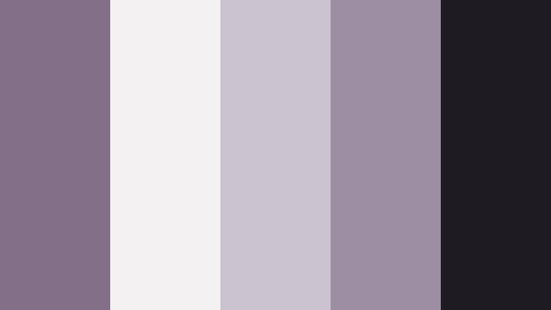mauve matte editorial mauve shadow color palette with hex codes