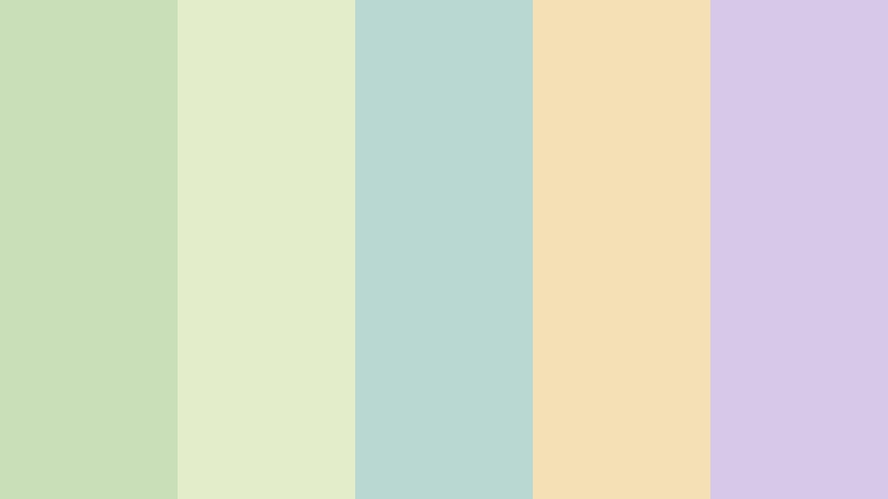 meadow haze pastel color color palette with hex codes
