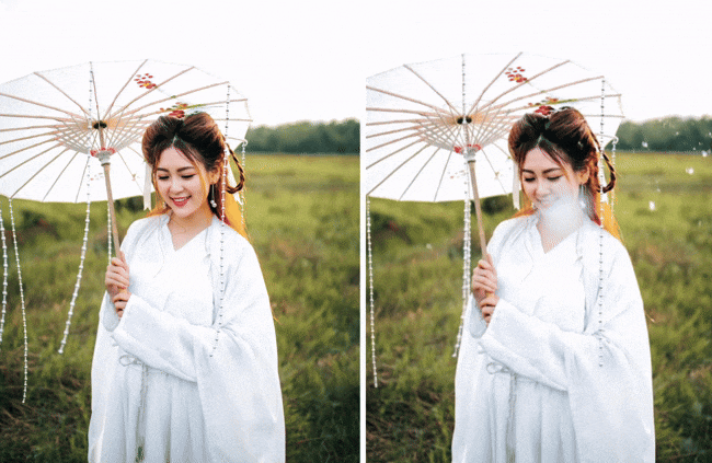 before and after result