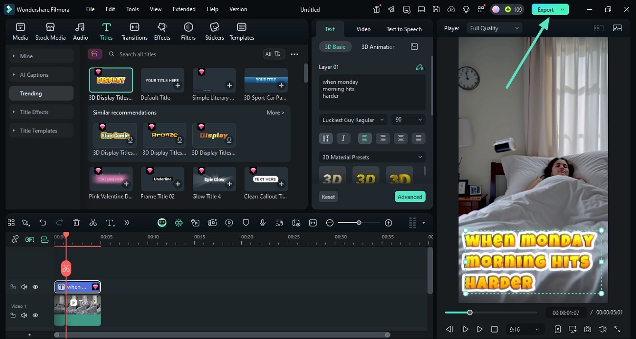modify video and export