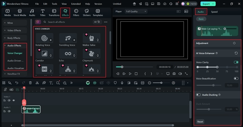 customize filmora meme sound effect