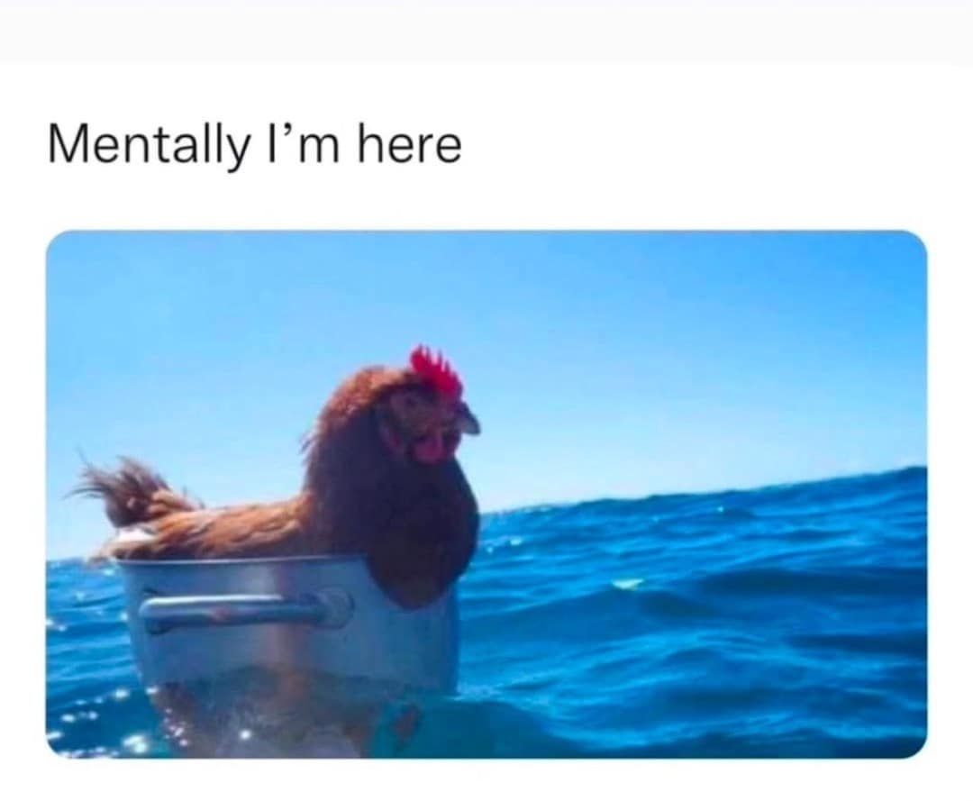 mentally i am here