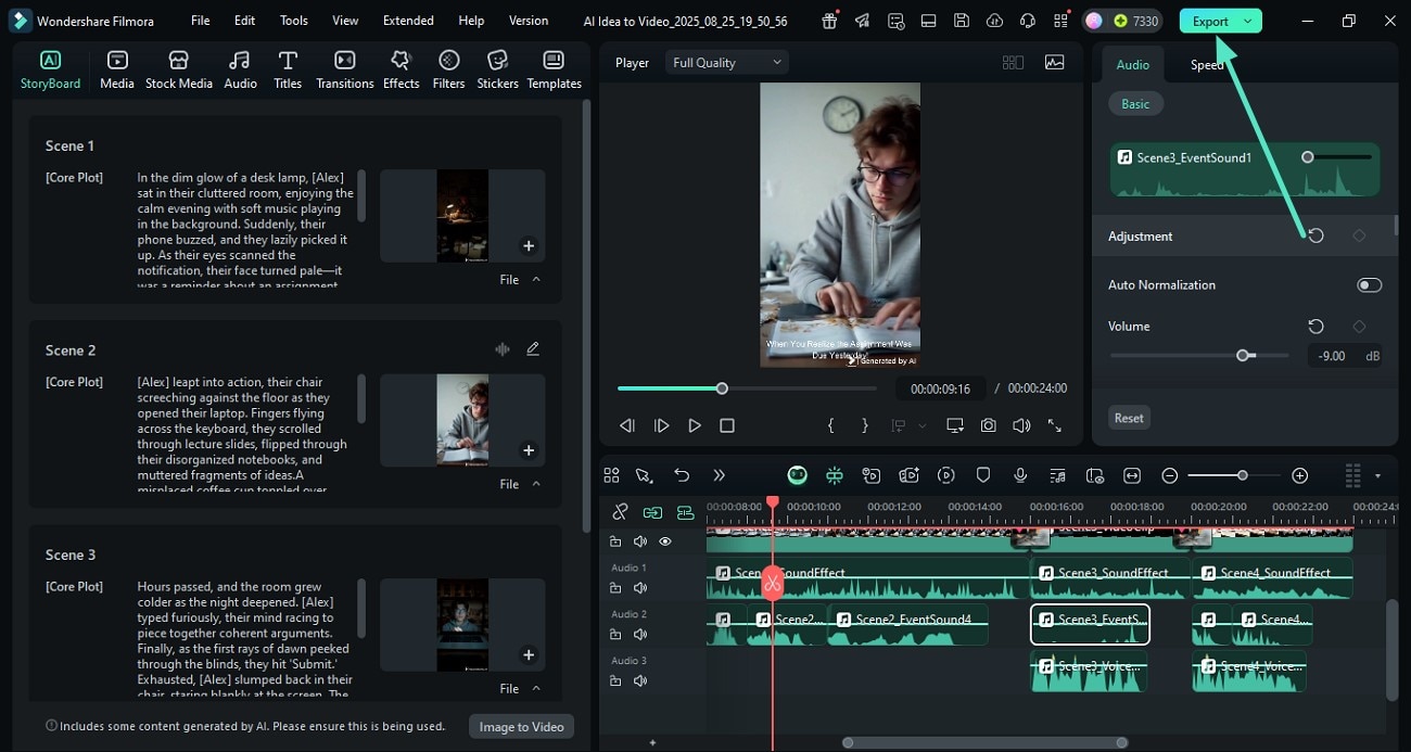 edit video and save