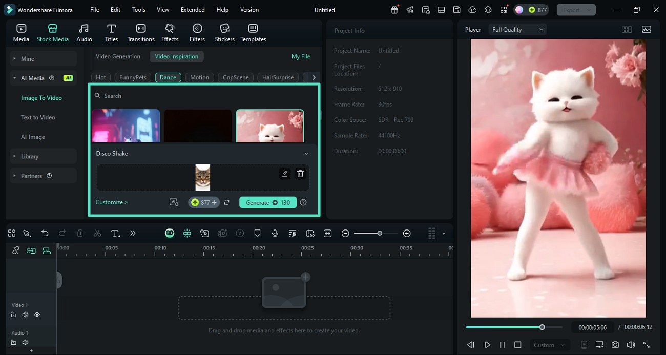 select template import image