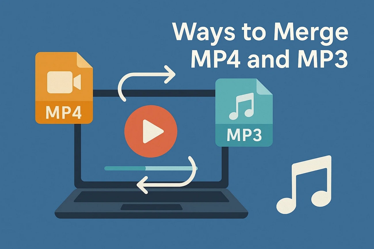 guide merge mp4 and mp3 steps