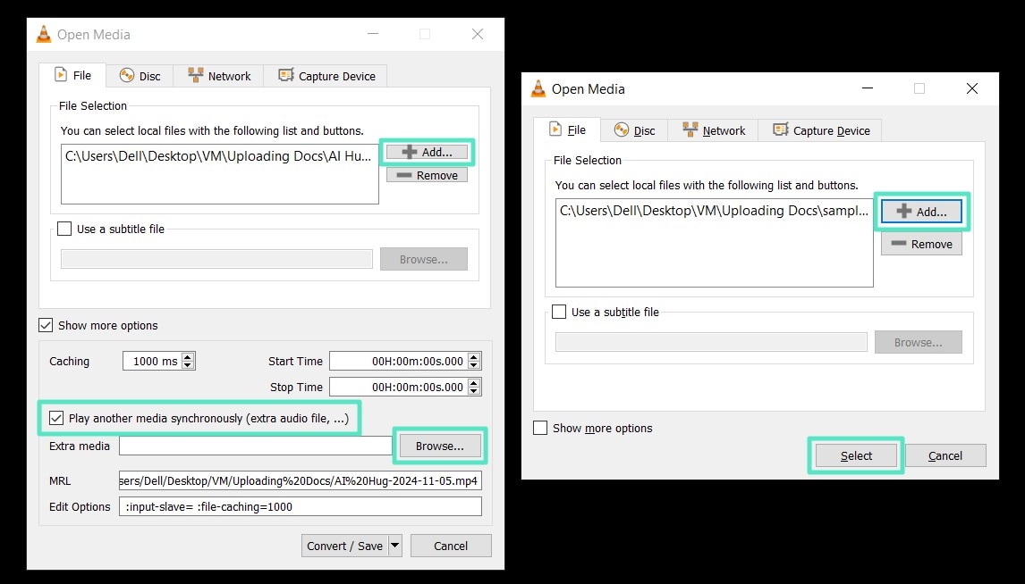 add video audio file