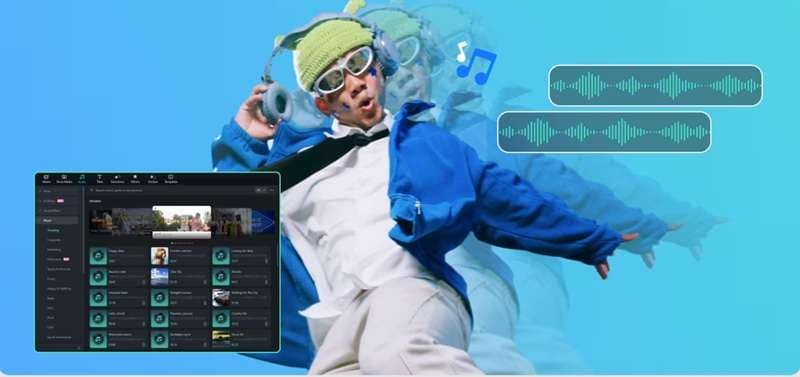 create metal video playlist with filmora