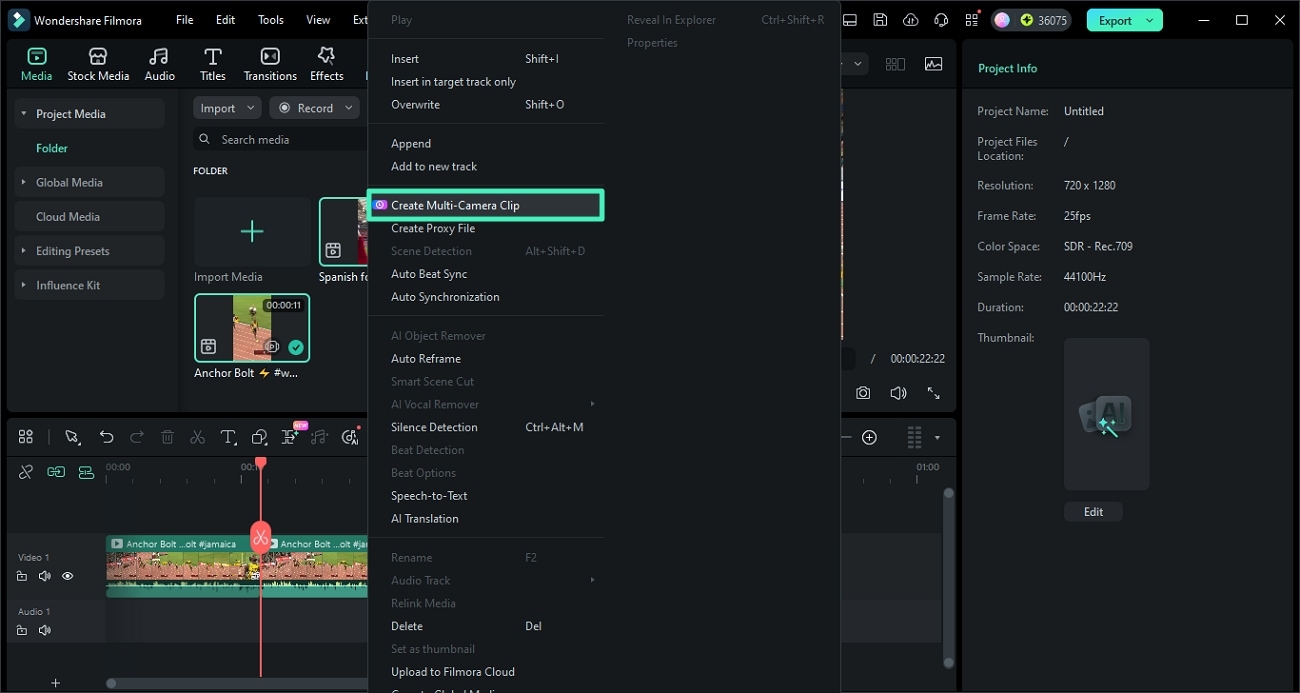 filmora multicam editing