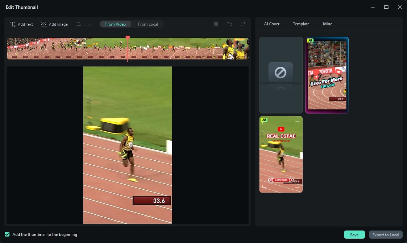 filmora ai thumbnail creator