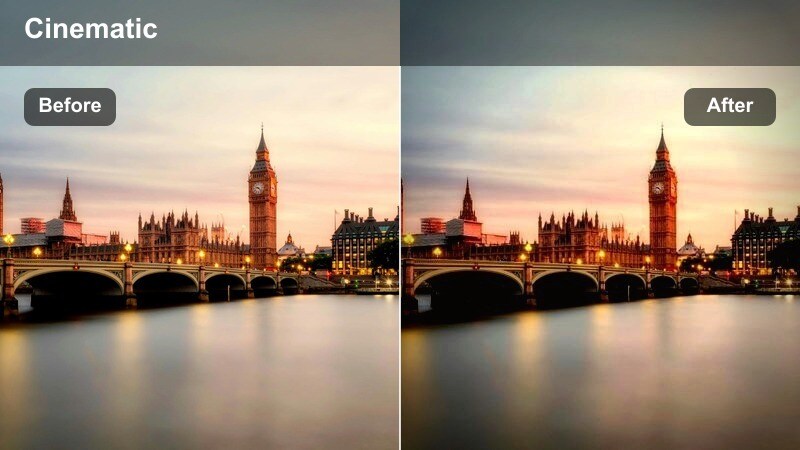 Vlogger with coffee on an underground metro platform with deep cool contrast.