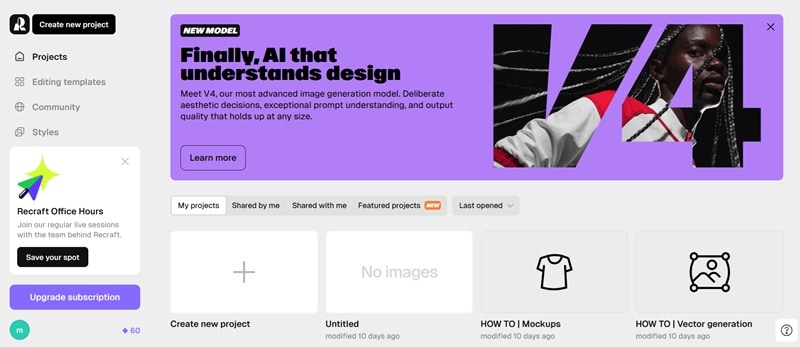 recraft ai midjourney alternative
