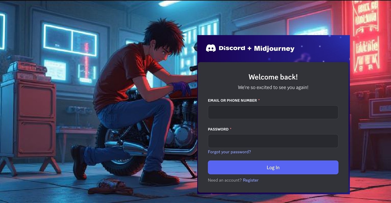 create image with midjourney
