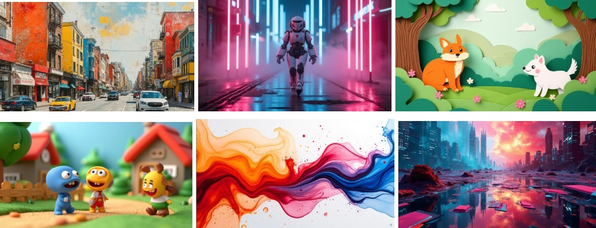 mixed media art style