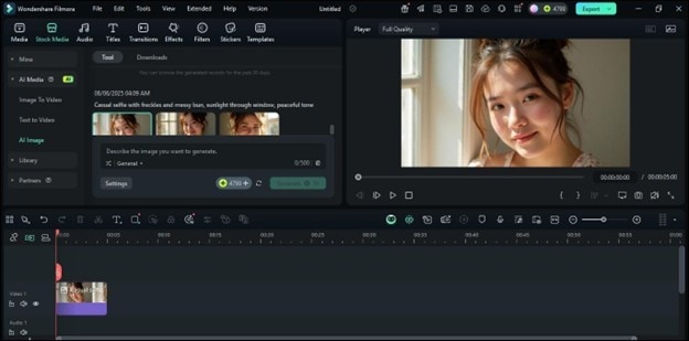 filmora image editing