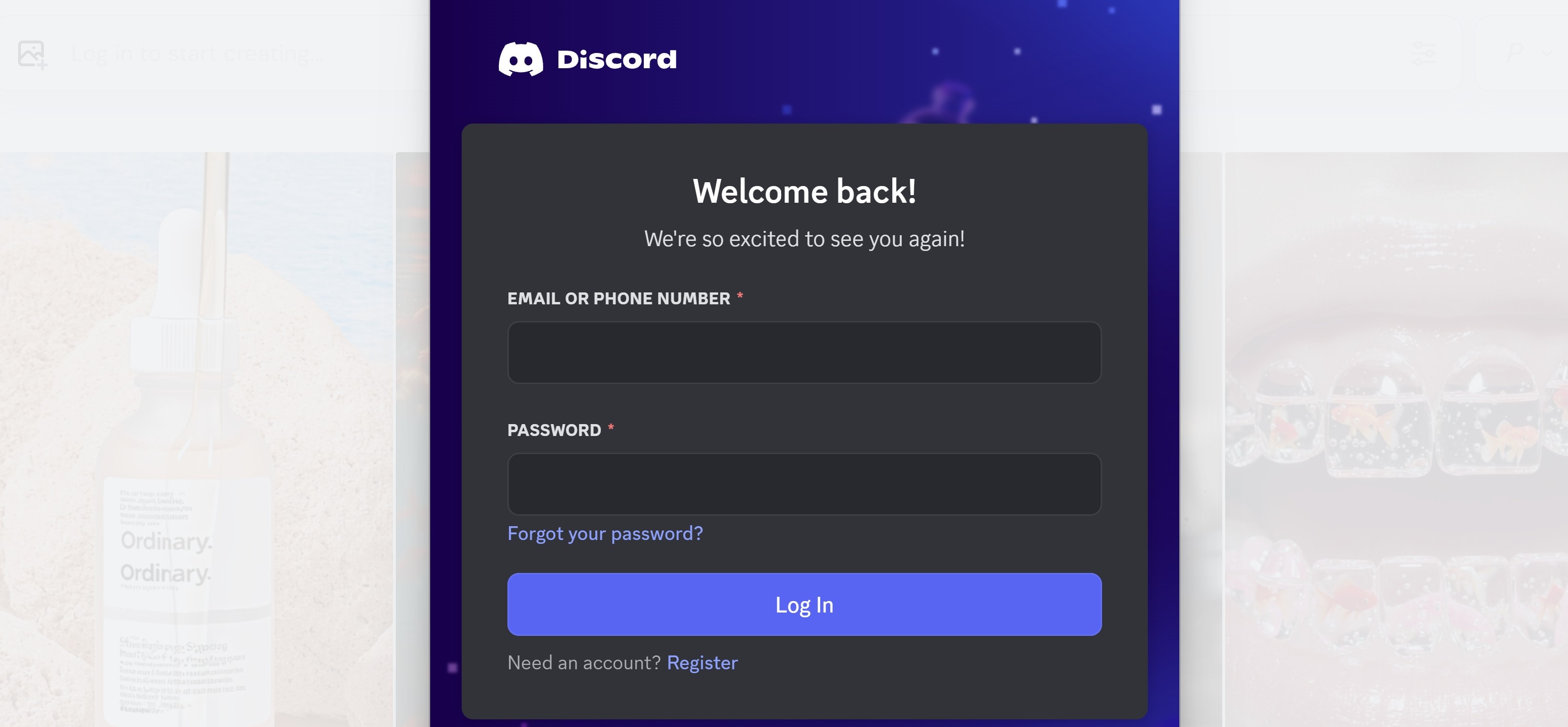 login to midjourney with discord