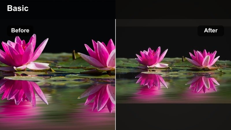 Baby sleeping in a dark room with a soft cool blue filter