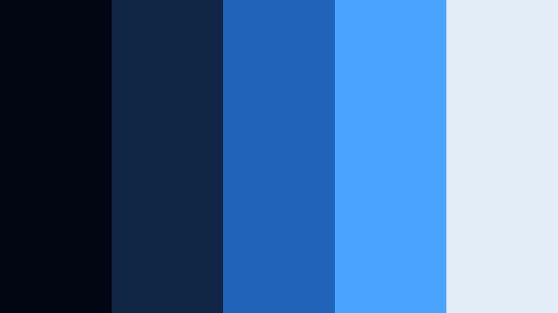 midnight chrome studio chrome blue color palette with hex codes