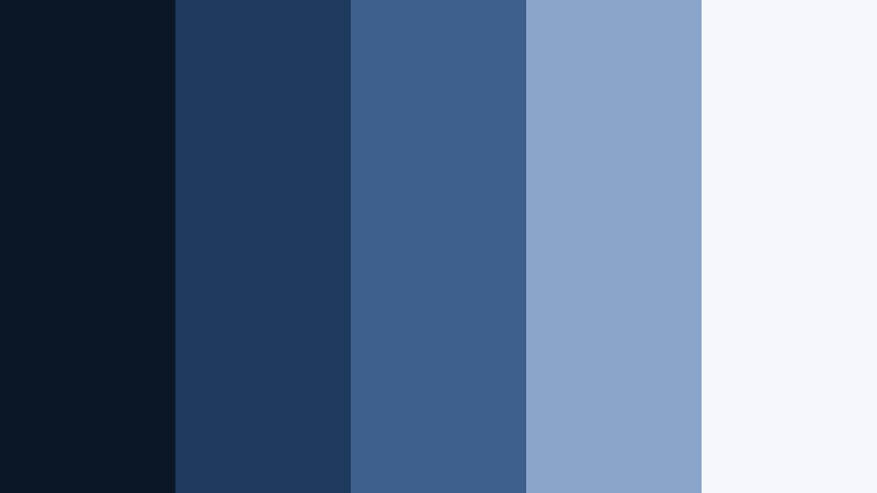 midnight cinema haze cinema blue color palette with hex codes