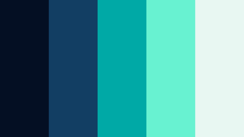 midnight circuit navy and teal cloud platform color color palette with hex codes