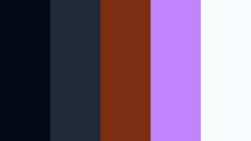 midnight director music video color color palette with hex codes