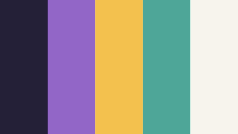 midnight gallery triadic color color palette with hex codes