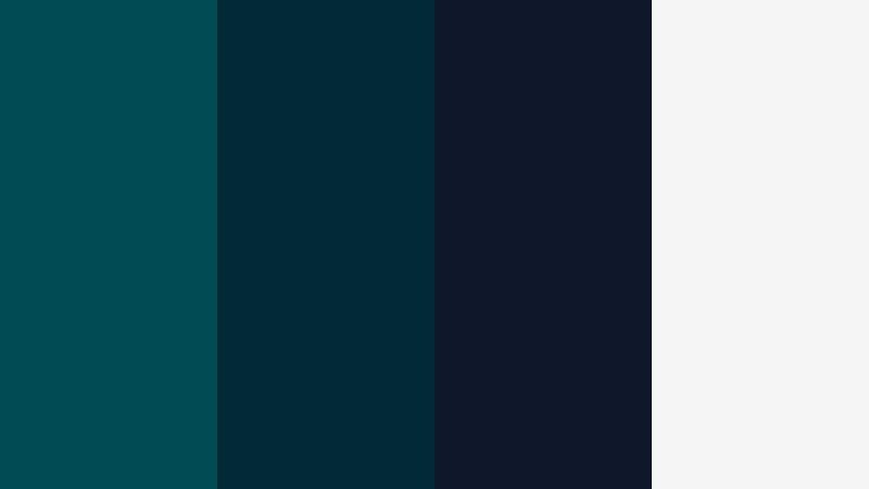 midnight harbor cinema deep lagoon color palette with hex codes