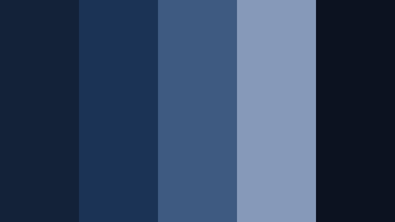 midnight harbor cinematic twilight blue color palette with hex codes