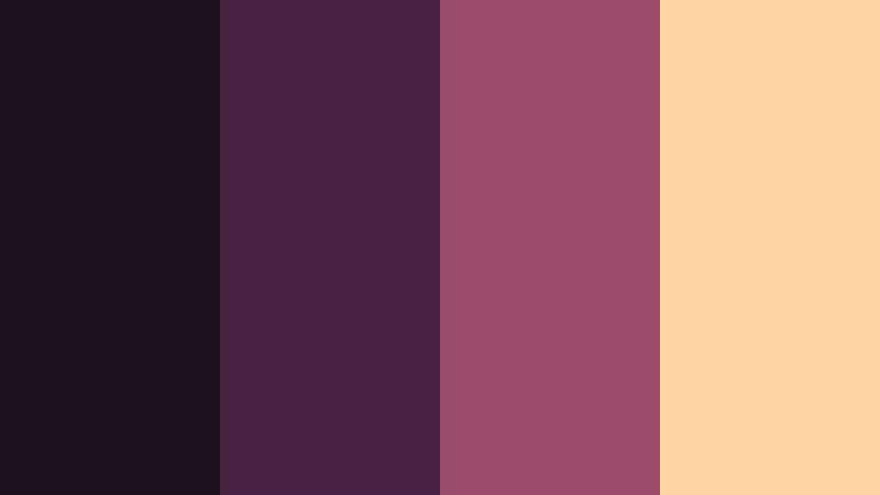 midnight jazz lounge midnight plum color palette with hex codes