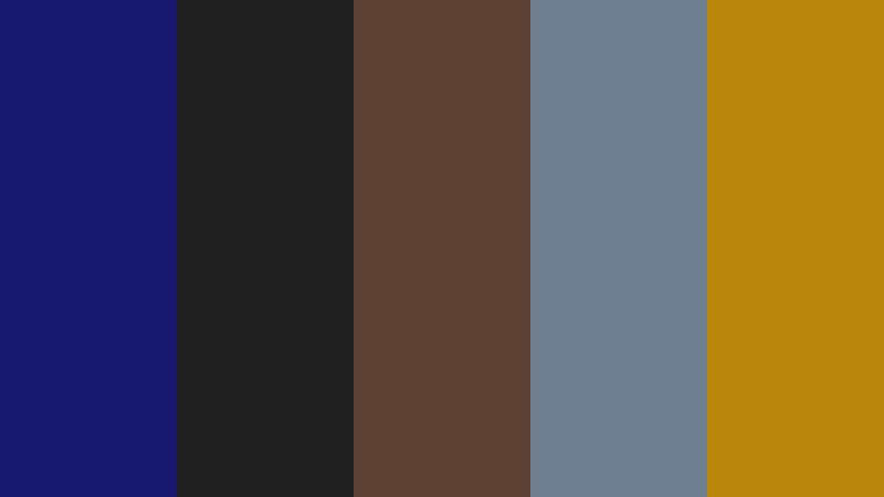midnight mechanism steampunk color color palette with hex codes