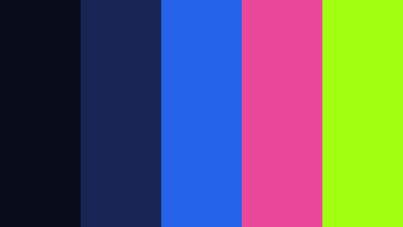midnight megacity gaming video color color palette with hex codes