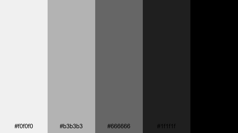 midnight metro lines monochrome color palette with hex codes