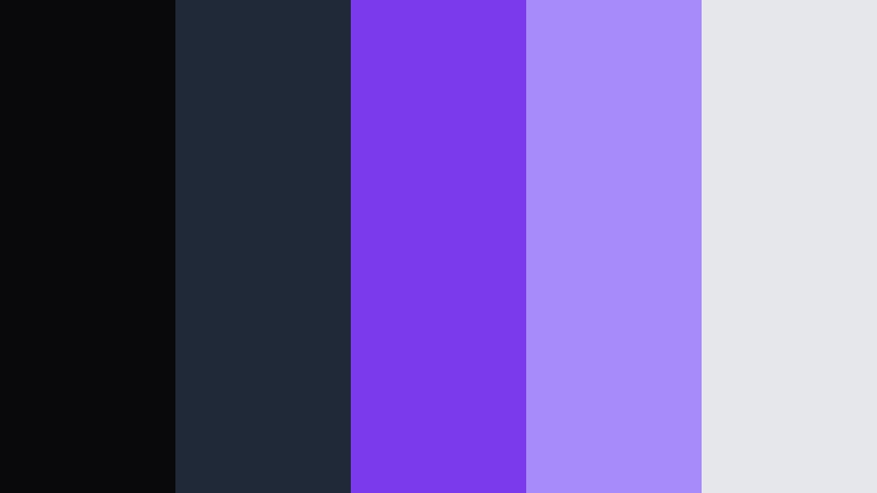 midnight moderator twitch color color palette with hex codes