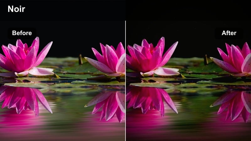 Grainy black-and-white night street scene with a lone figure under a streetlight