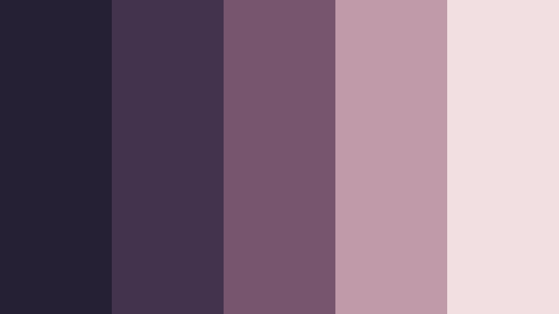 midnight orchid romance wedding video color color palette with hex codes