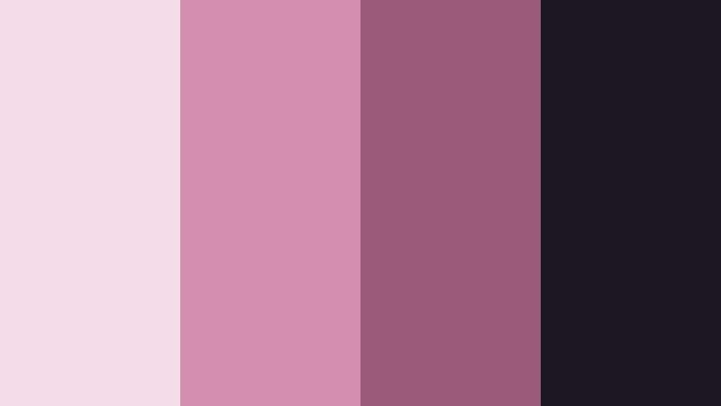 midnight rose eclipse cosmic rose color palette with hex codes