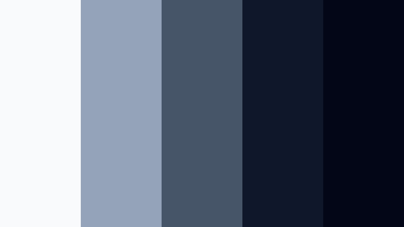 midnight streetlight travel video color color palette with hex codes