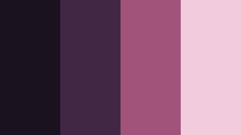 midnight studio bloom charcoal plum color palette with hex codes