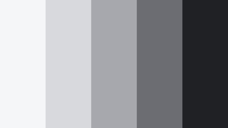 midnight studio monochrome argent white color palette with hex codes
