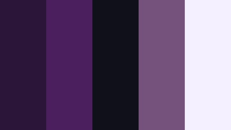 midnight studio noir film shadow purple color palette with hex codes