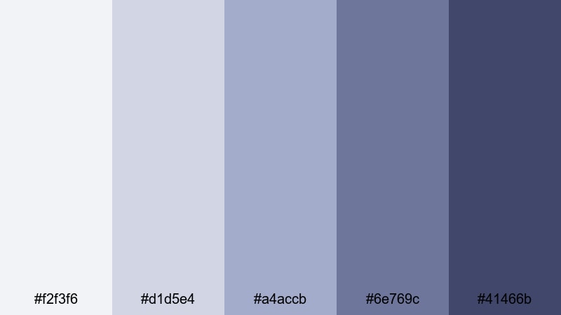 midsummer night sky scandinavian color palette with hex codes