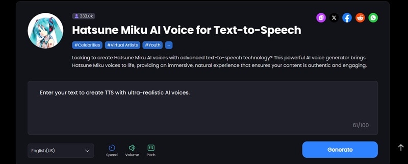 filme miku voice generator