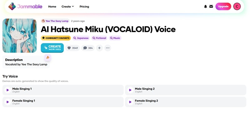 jammable miku voice generator