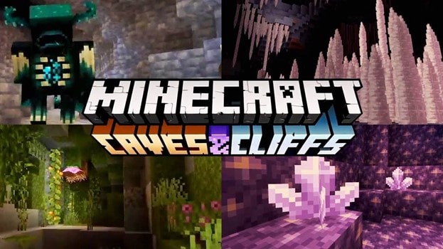 minecraft-caves-and-cliffs-poster