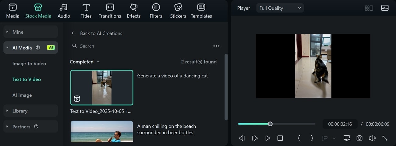 text to video generator filmora