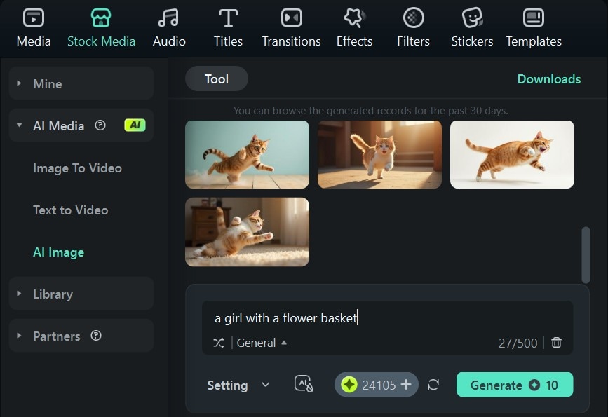ai image generator wondershare filmora