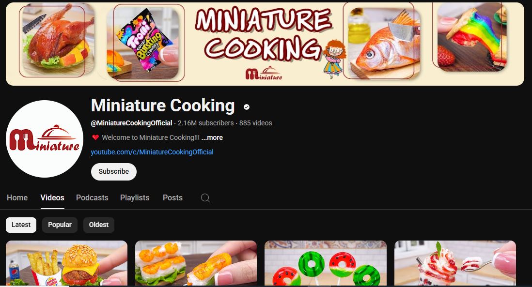 tiny food channel