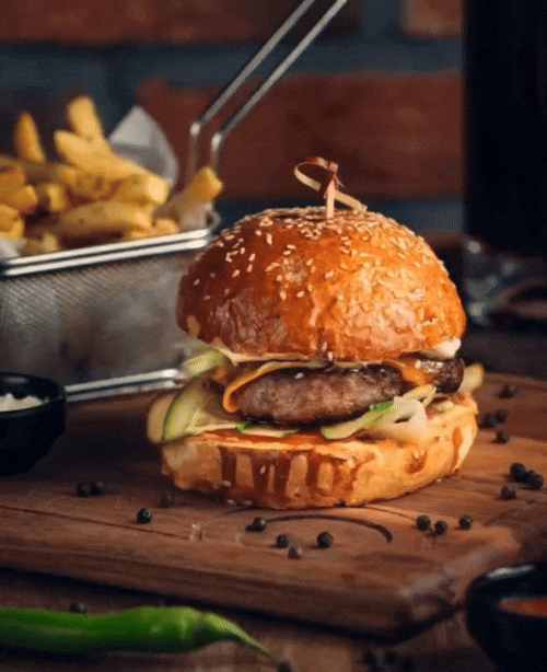 miniature burger video